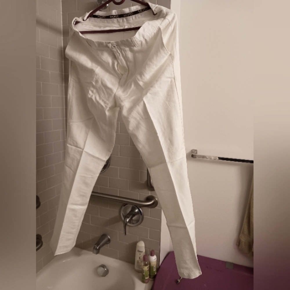 Men's linen slacks